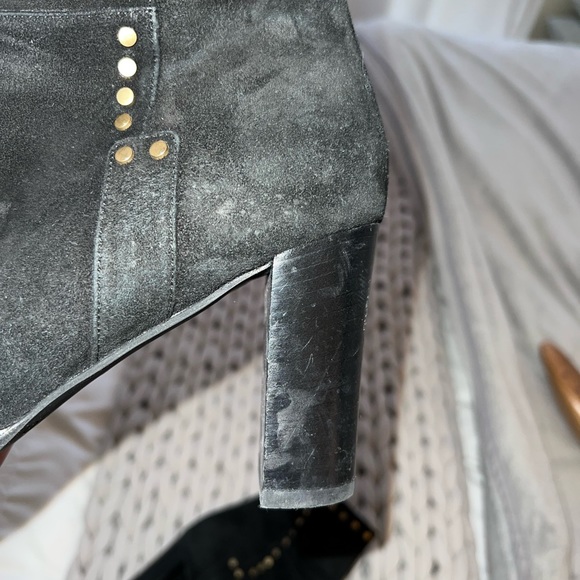 Jimmy Choo Golden and Black Suede Booties!! - Picture 7 of 15